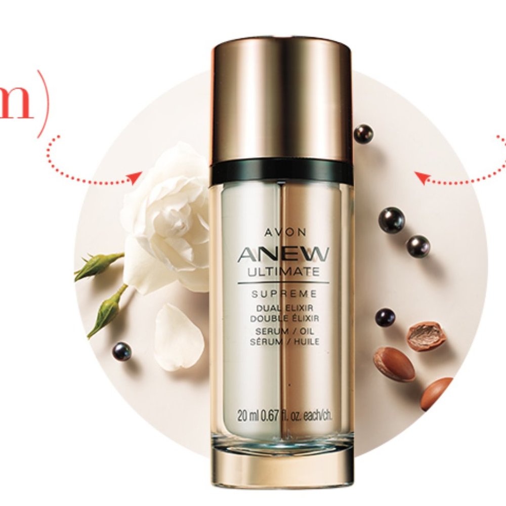 Anew Ultimate Supreme Dual Elixir Serum/Oil 20 Ml AVON